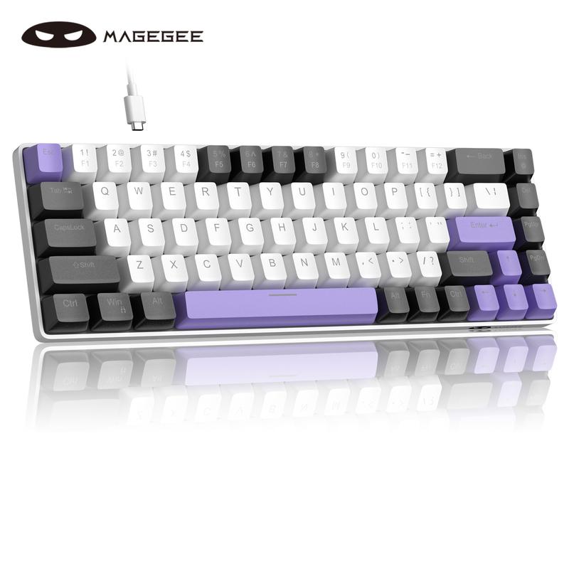 MageGee MK-BOX 60% Gaming Tastatur – Mechanisch, RGB, Hot-Swap, DE-Layout