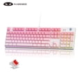 thumbnail image 1 of MageGee Mechanical Gaming Keyboard, 104-Key RGB Backlit, N-Key Rollover, Multimedia Shortcuts, 45±10gf Operating Force, Wired Keyboard for PC/Laptop/Win/Mac, 1 of 5