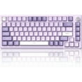 thumbnail image 1 of MageGee Portable 60% Mechanical Gaming Keyboard, MK-Box LED Backlit Compact 68 Keys Mini Wired Office Keyboard with Red Switch for Windows Laptop PC Mac - Purple, 1 of 8