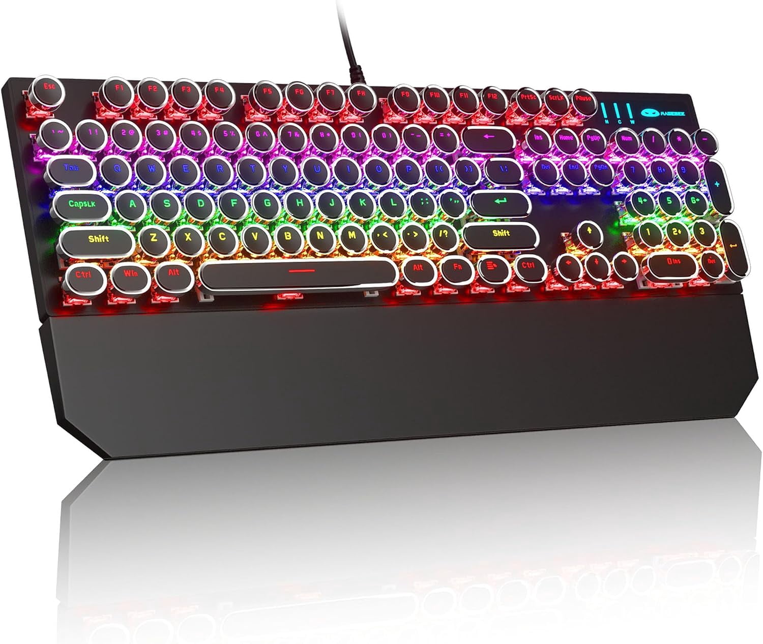 Uhuya Mechanical Gaming Keyboard, Wired 60%, RGB Backlight