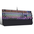 thumbnail image 1 of MageGee Typewriter Wired Gaming Keyboard with RGB Backlight, Black, 1 of 7