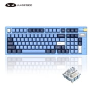 MageGee Wireless Mechanical Keyboard, Tri-Mode 2.4GHz/BT/USB-C Hot-Swappable 98 Keys Gasket Gaming Keyboard