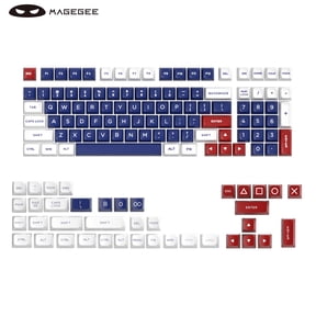MageGee key cap esports keyboard key cap, 87/98/104 key full key universal key cap, assembling DIY custom keyboard key cap, ASA height PBT key cap