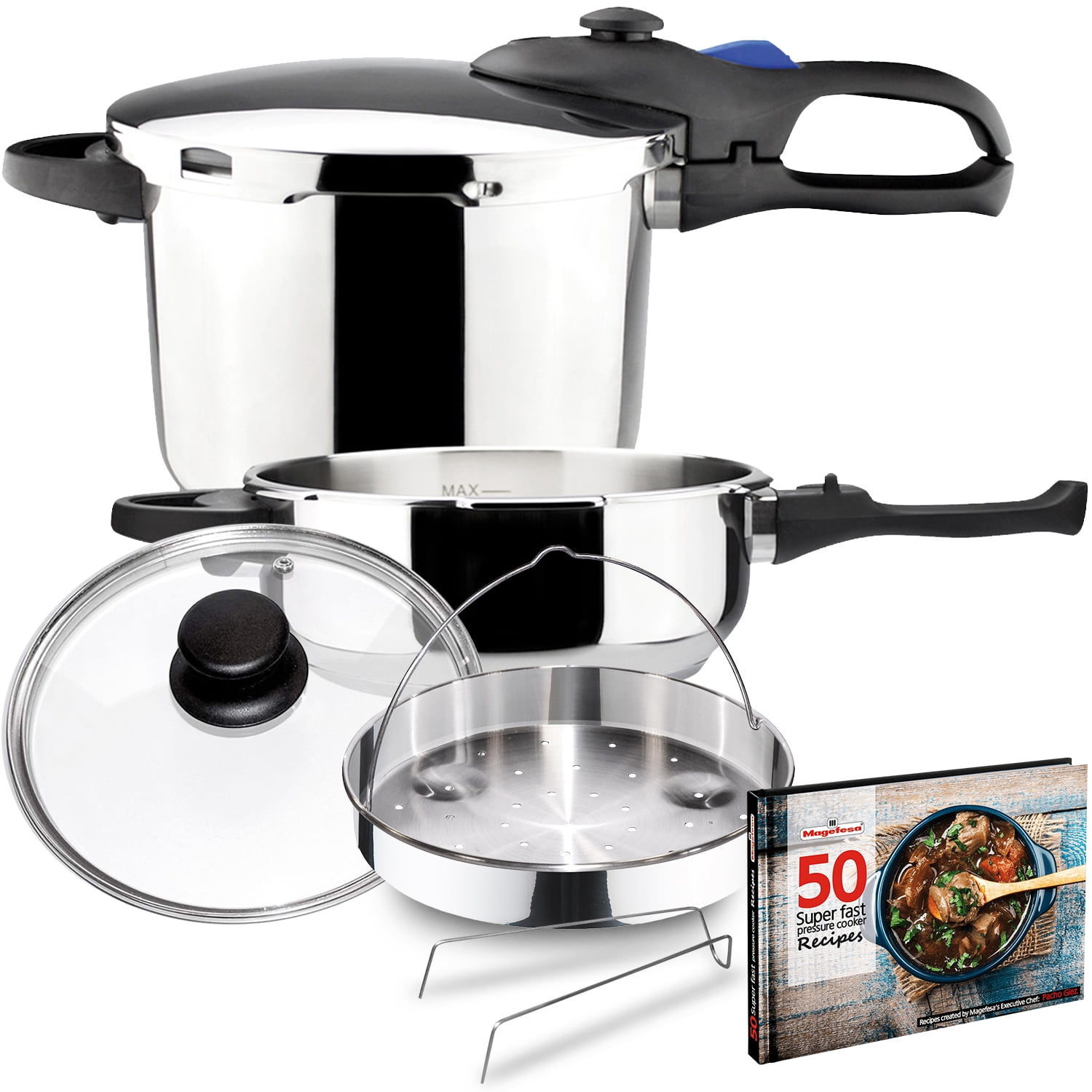 LUX 6 Qt. Stainless Steel Stovetop Pressure Cooker LUX 6 Qt. Stainless Steel Stovetop Pressure Cooker
