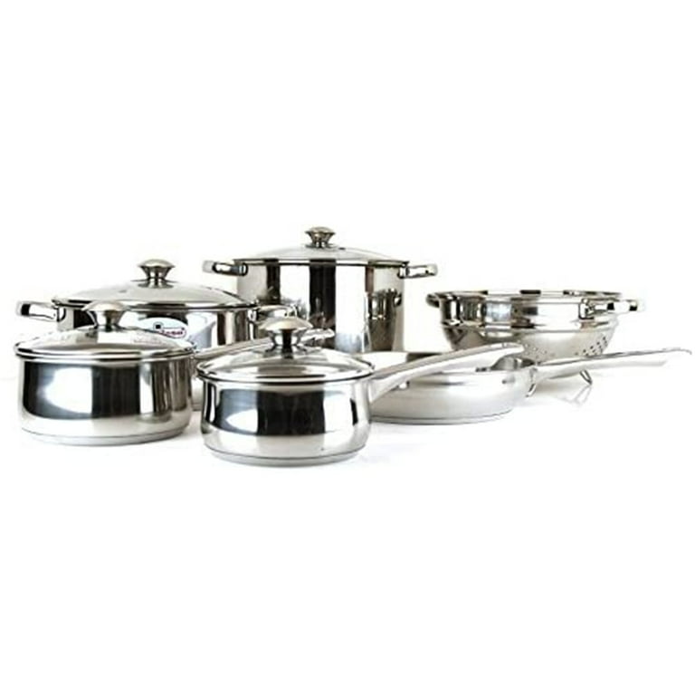 Magefesa Vesta 10 Pcs. Stainless Steel Cookware Set