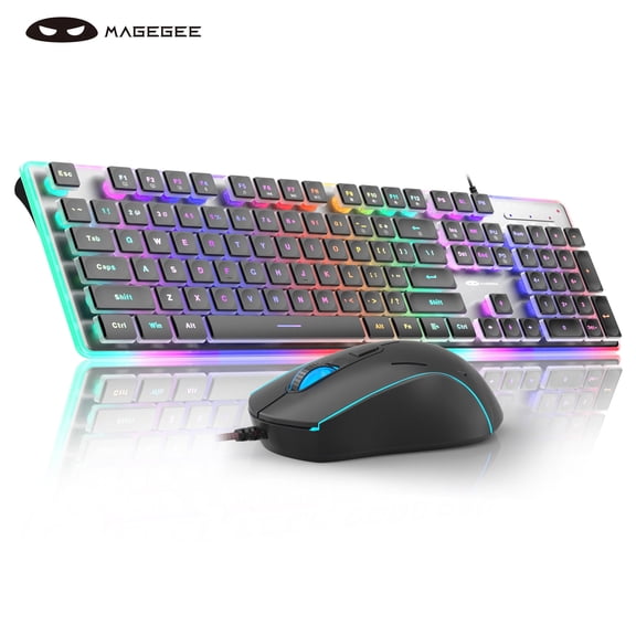 Magegee 970 purple keyboard and mouse