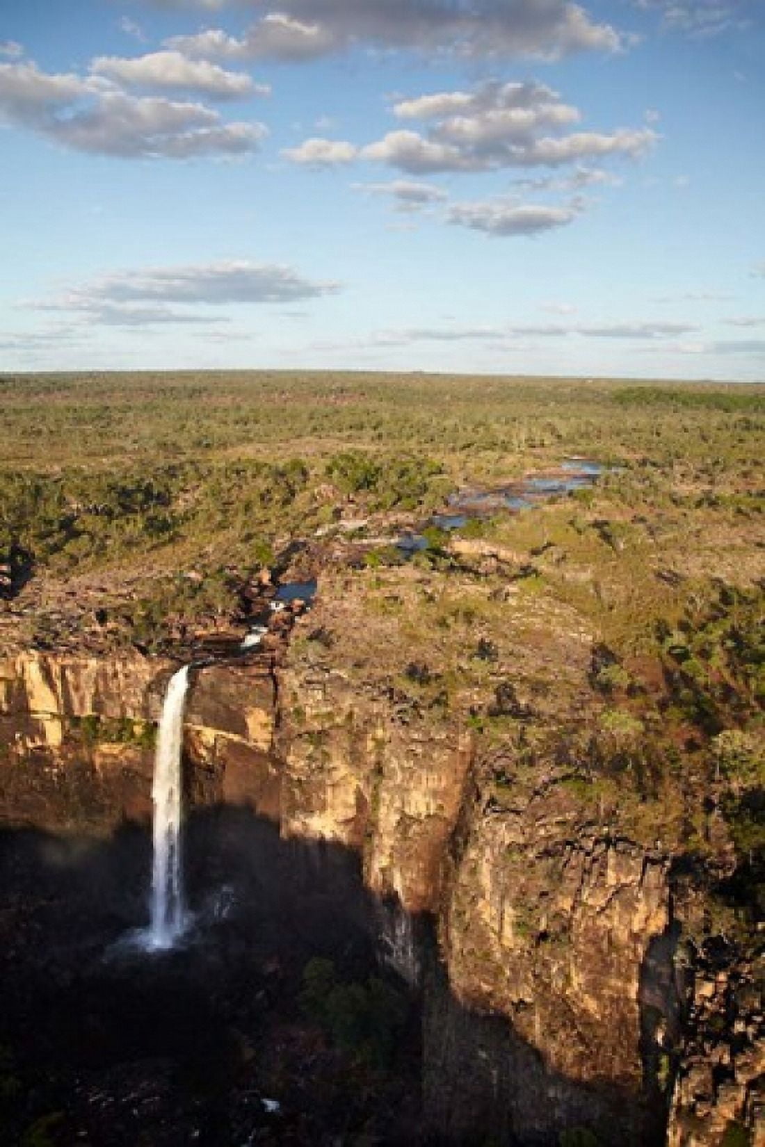 Magela Waterfall Kakadu NP No Territory Australia Canvas Art - David Wall DanitaDelimont (19 x 29)