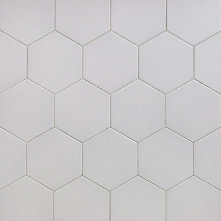 Magen Hex Dark Gray Matte Ceramic Hexagon Tile Magen Hex Dark Gray Matte Ceramic Hexagon Tile
