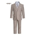 thumbnail image 1 of Magen Kids Boys Formal Suit 7pcs Set Suits 1-18 Beige 2 Buttons (as1, numeric, numeric_6), 1 of 1