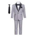 thumbnail image 1 of Magen Kids Boys Tuxedo 7pcs Set Suit 1-18 in light Gray 2 buttons (as1, numeric, numeric_6), 1 of 1