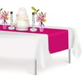 thumbnail image 1 of Magenta 1 Pack Premium Disposable Plastic Table Runner 14 x 108 Inch. Decorative Table Runner for Dinner Parties & Events, Decor By Grandipity, 1 of 3
