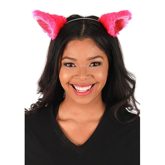 Magenta Anime Cat Ears Pink Headband