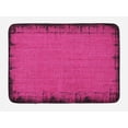 thumbnail image 1 of Magenta Bath Mat, Futuristic Design in Old Impressions Latex Grungy Murky Surface Pastel Colors, Non-Slip Plush Mat Bathroom Kitchen Laundry Room Decor, 29.5 X 17.5 Inches, Fuchsia Pink, Ambesonne, 1 of 2