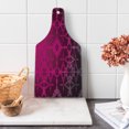 thumbnail image 1 of Magenta Cutting Board, Victorian Classical Bound Ornamental Mosaic Patterns in Nostalgic Design, Decorative Tempered Glass Cutting and Serving Board, Wine Bottle Shape, Magenta, by Ambesonne, 1 of 5