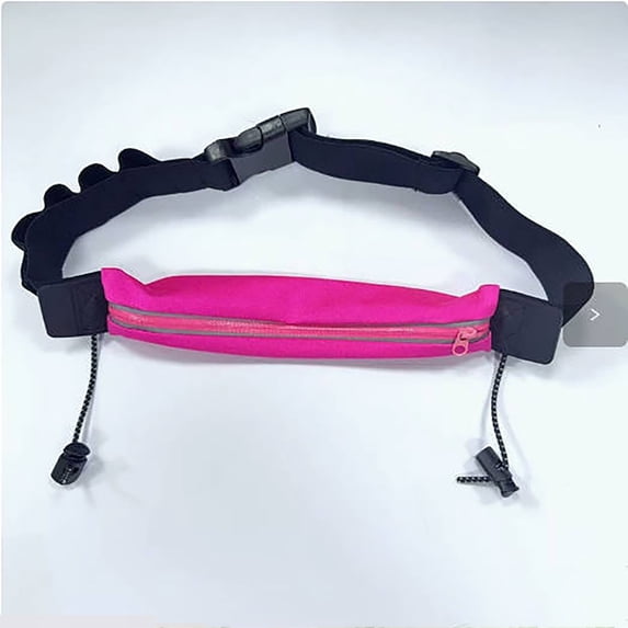Magenta Fitness Waist Bag, Stretchable Pouch Fits Large Phone, Belt Loop Design No Bounce, Water Resistant Fabric, Suitable for Outdoor Workout, Stylish Gift for Female Runner