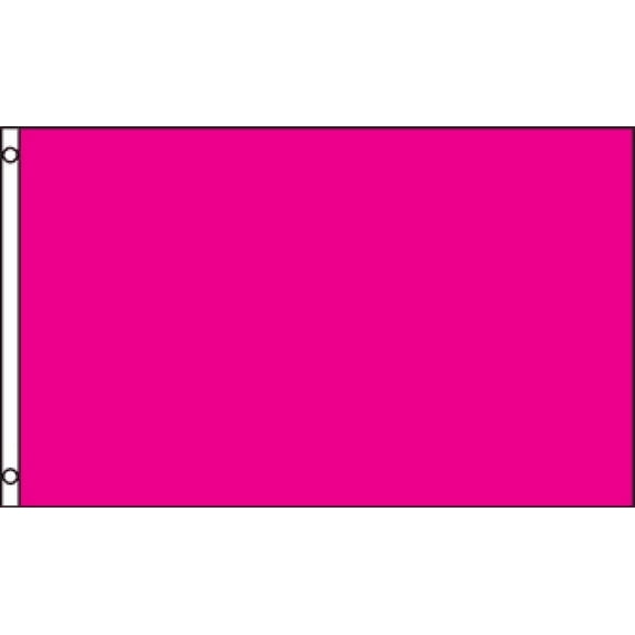 Magenta Flag Solid Color Hot Pink Banner Advertising Party Decoration Decor 2x3