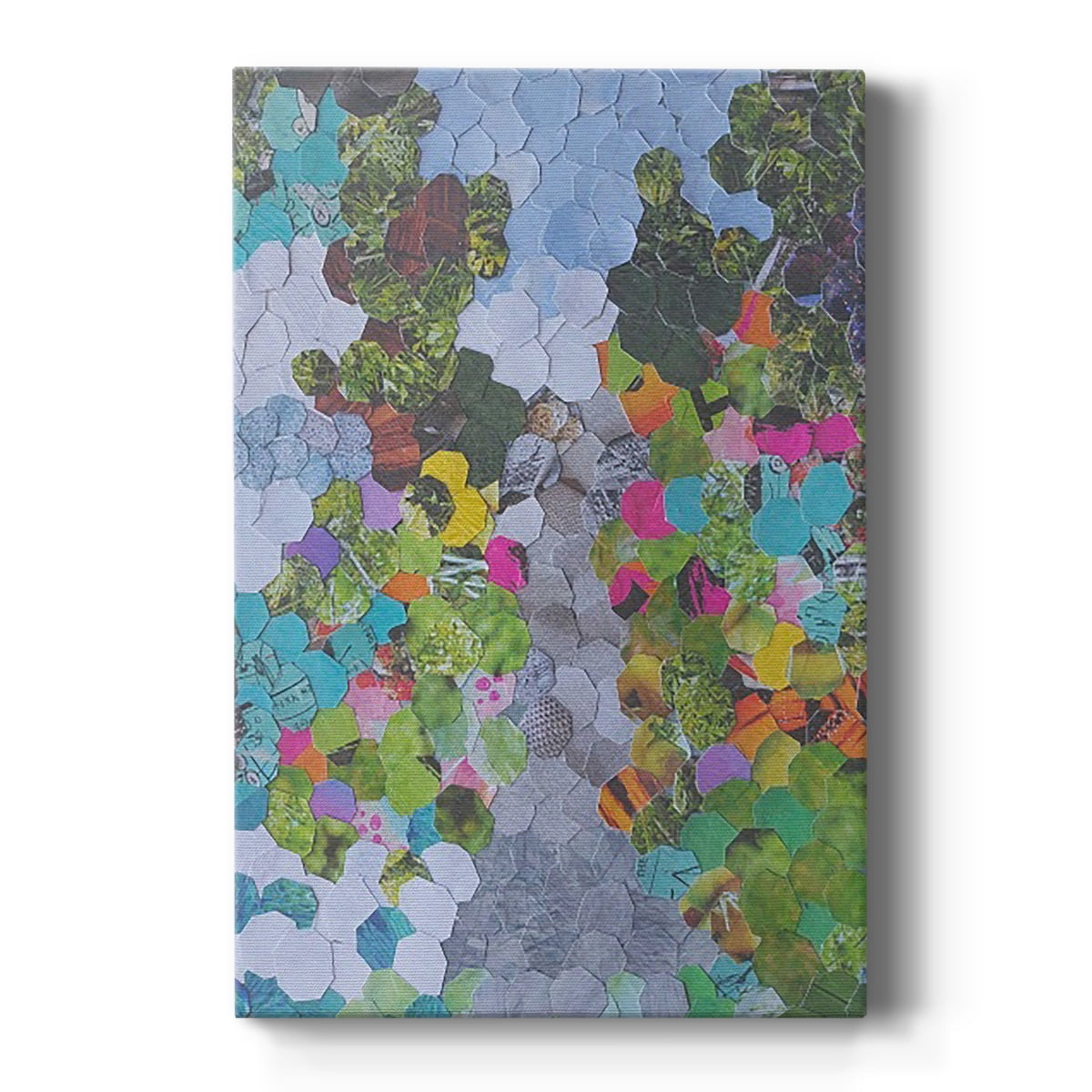 Magenta Garden Premium Gallery Wrapped Canvas - Ready to Hang