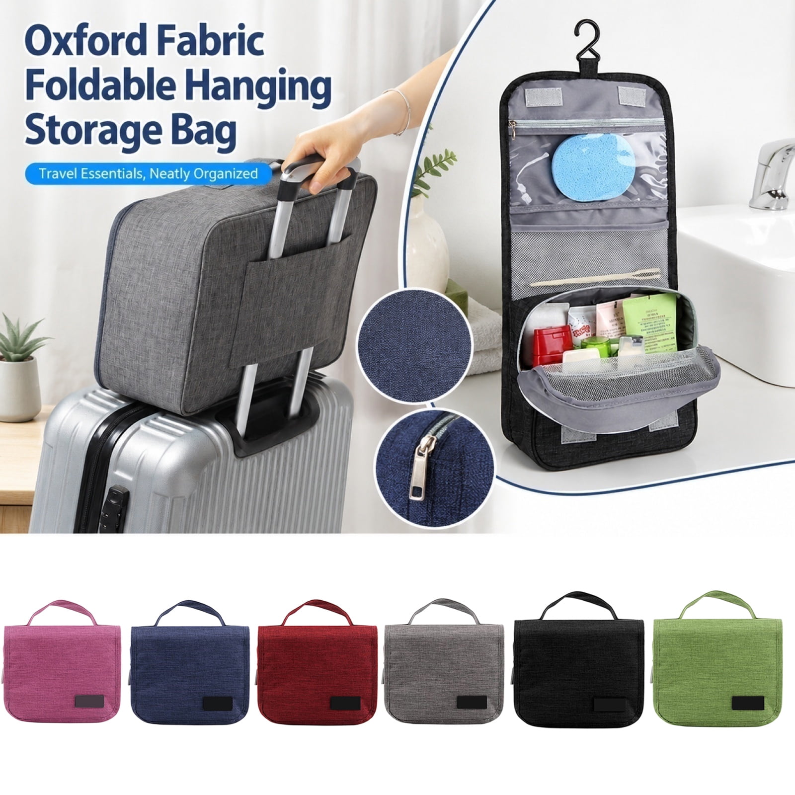 cloth travel makeup bag Striped Terry Cosmetic The Lux Pouch is the only makeup bag you need to store your cosmetics Magenta Oxford Cloth Travel Bag,
