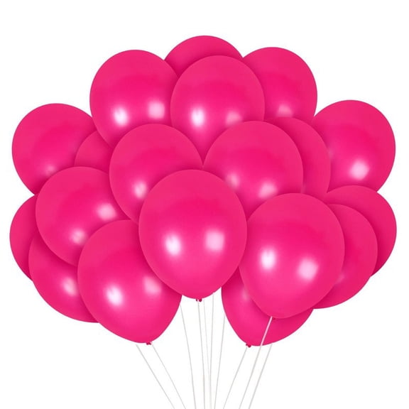 Magenta Pink Balloons - 12 Inch Latex Balloons - 36 Pack