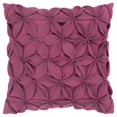 thumbnail image 1 of Magenta Plum Pinwheel Floral Down Throw Pillow, 1 of 7
