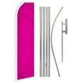 thumbnail image 1 of Magenta Solid Color Super Flag & Pole Kit, 1 of 1