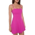 thumbnail image 1 of Women's Sleeveless Midi Cocktail Dress, Spaghetti Strap Sundress Flare Sexy Going Out Party, Spring Summer 2024(Magenta X-Large Size), 1 of 6