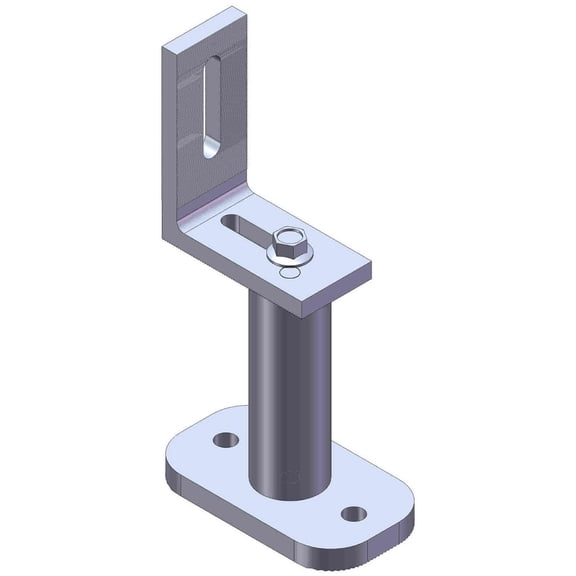 Magerack 6" Standoff with L Bracket Solar Panel Module PV Mounting Racking 10 pc