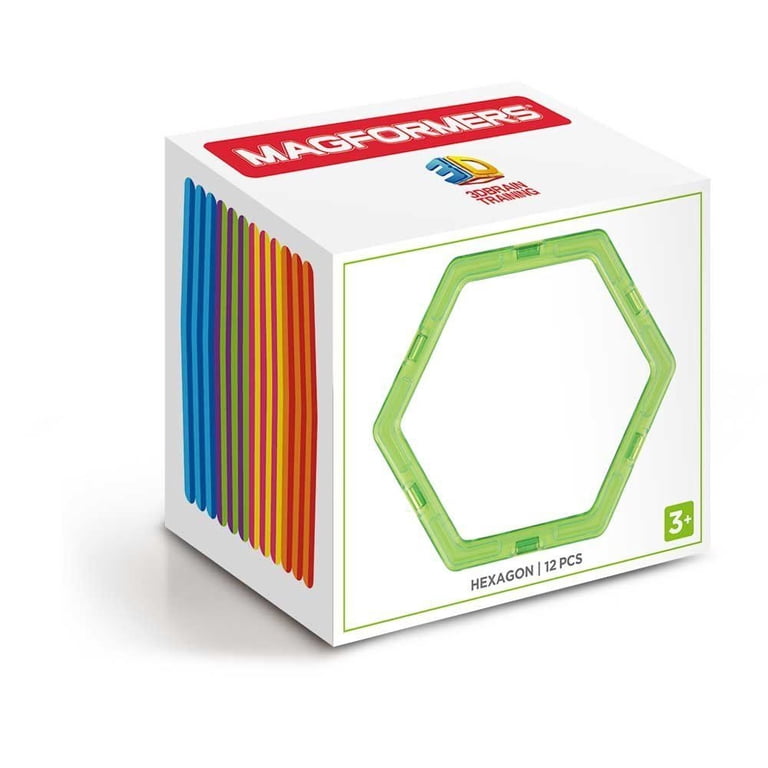 Magformers Hexagon Building Set - 12pc - Walmart.com