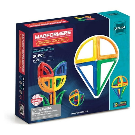 Magformers Creator Set Line Designer Curve Set - 30pc