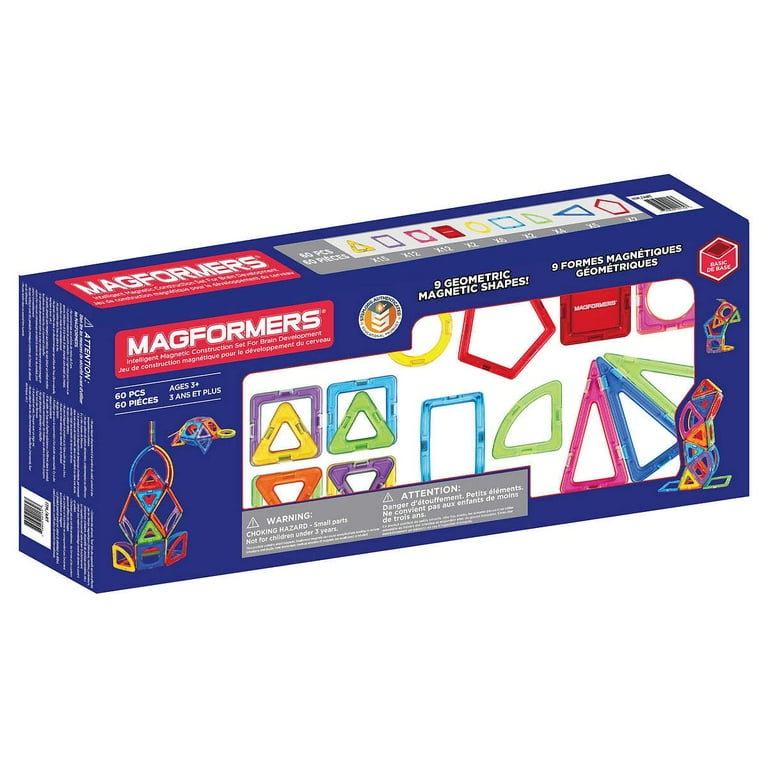 Magformers Intelligent Magnetic Construction Set 60 Piece Set