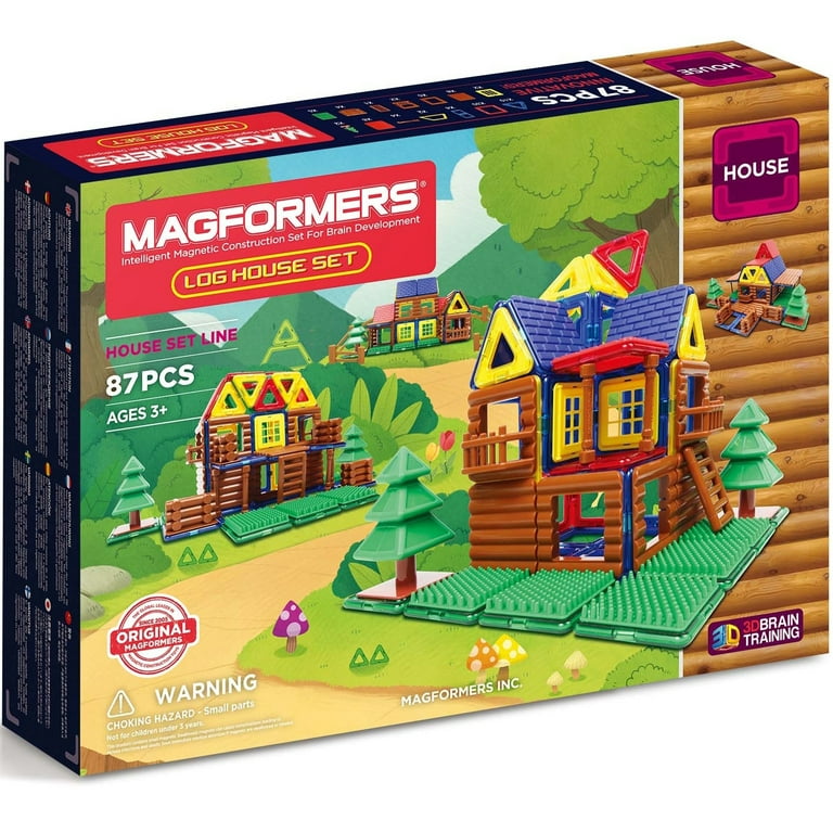 Magformers log cabin clearance