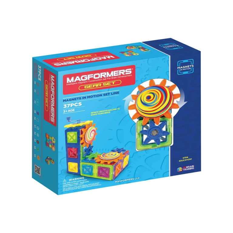 Magformers Magnets in Motion 37-Piece Gear Set - Walmart.com
