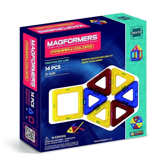 Magformers Creator Primary Colors Set (14-pieces)