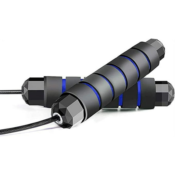 Magg 9.8’ Adjustable Fitness Speed Jump Rope, Blue