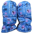 thumbnail image 1 of Magg Kids Toddlers Fleece Lined Winter Snow Glove Waterproof Mittens (Blue), 1 of 3