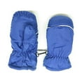thumbnail image 1 of Magg Kids Toddlers Fleece Lined Winter Snow Glove Waterproof Mittens (Blue), 1 of 2