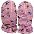 thumbnail image 1 of Magg Kids Toddlers Fleece Lined Winter Snow Glove Waterproof Mittens (Light Pink), 1 of 3