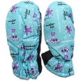 thumbnail image 1 of Magg Kids Toddlers Fleece Lined Winter Snow Glove Waterproof Mittens (Teal), 1 of 3