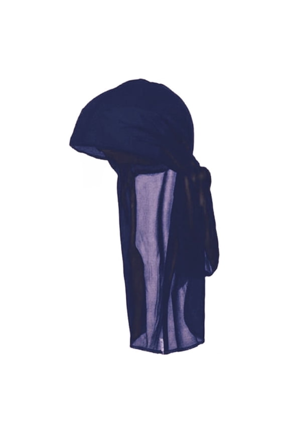 Magg Mens Long Tie Soft Du-rag Skull Cap Durag in Multiple Colors and Packs -One Size Fits All