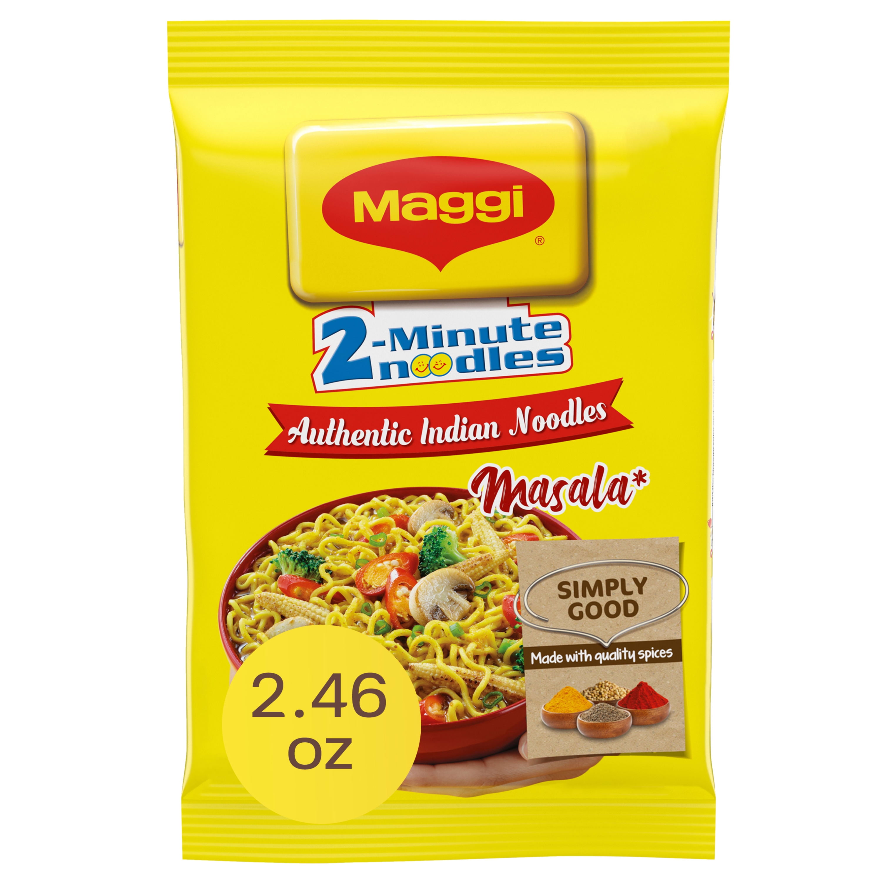 Maggi Masala Flavoured Noodles, 60g