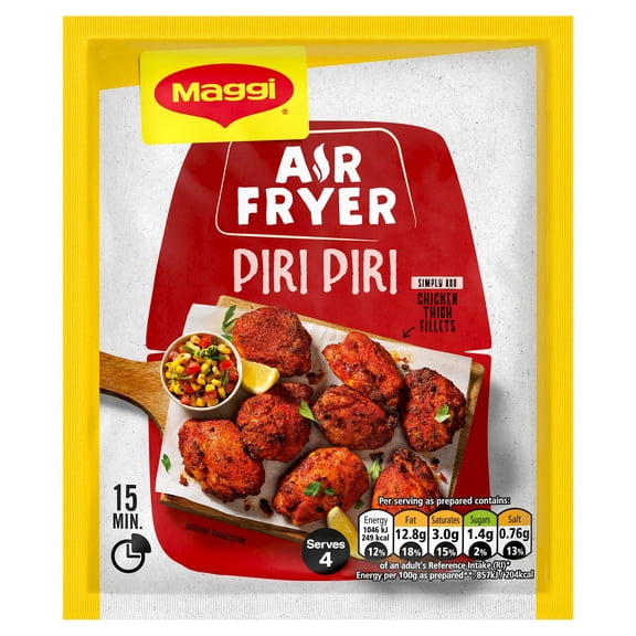 Maggi Air Fryer Piri PirI 27g, Imported from Britain