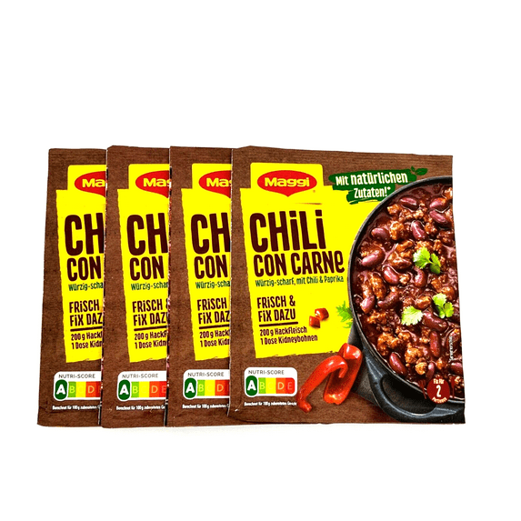 Maggi CHILI CON CARNE 4 pc/8 servings spice packets