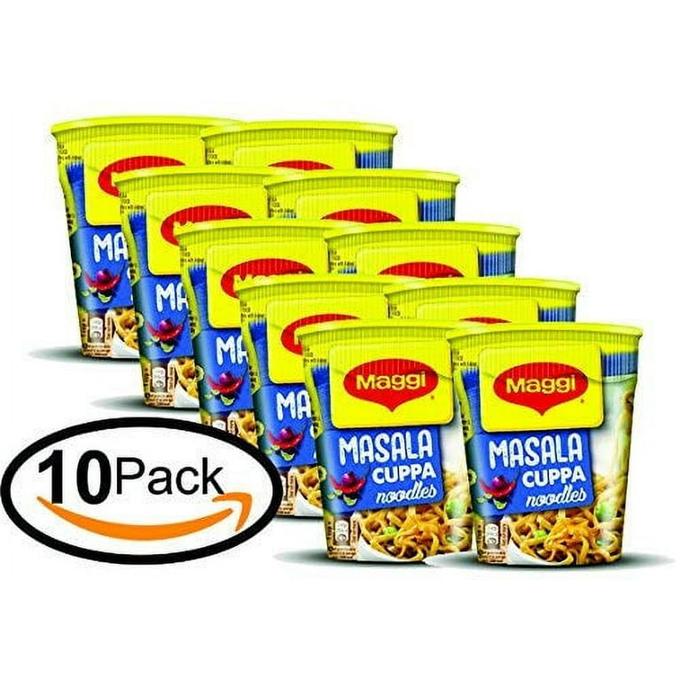 Maggi Cuppa Mania Insta - Noodles Masala Yo! 70gms Each (10pk