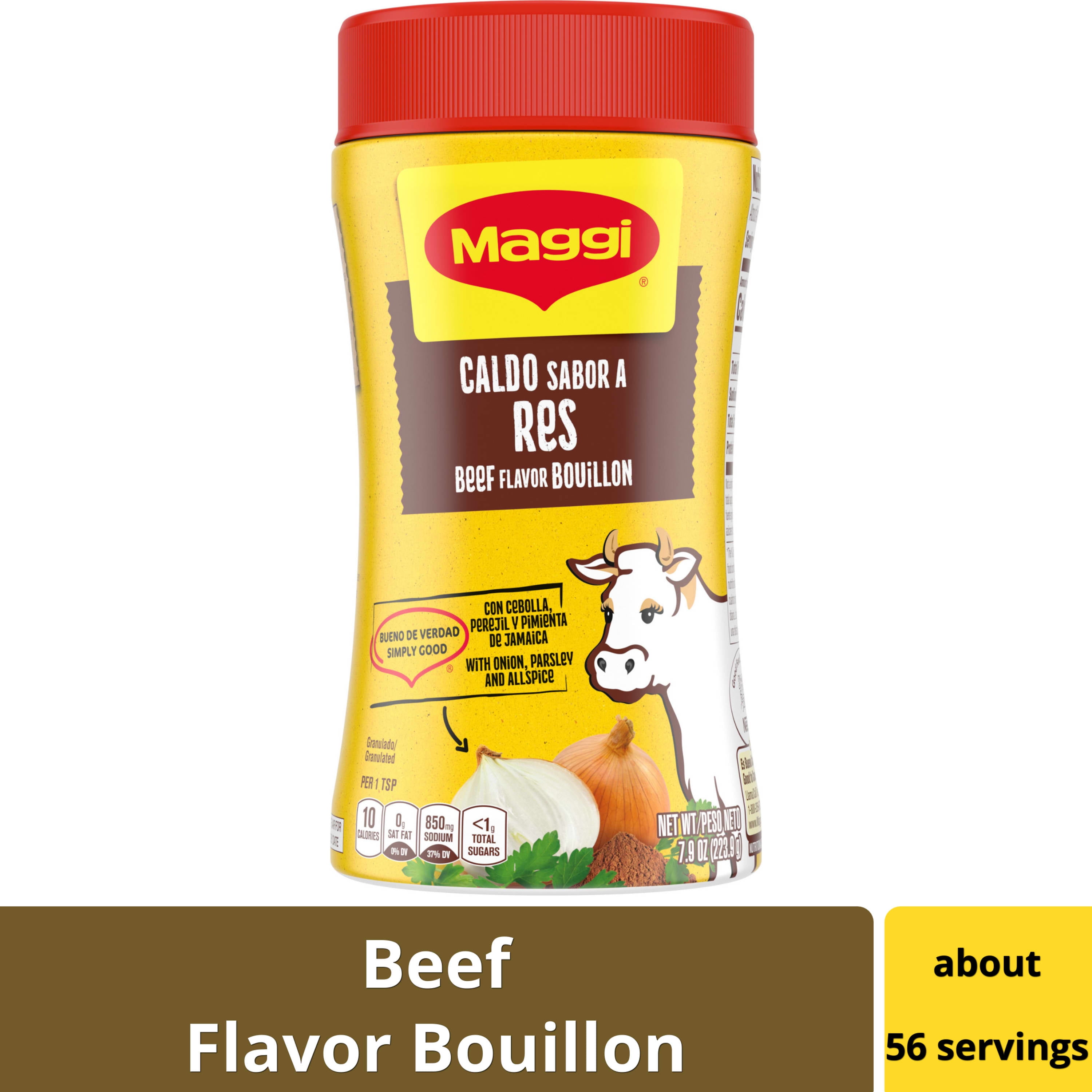 Maggi Granulated Beef Flavor Bouillon granulated, 7.9 oz