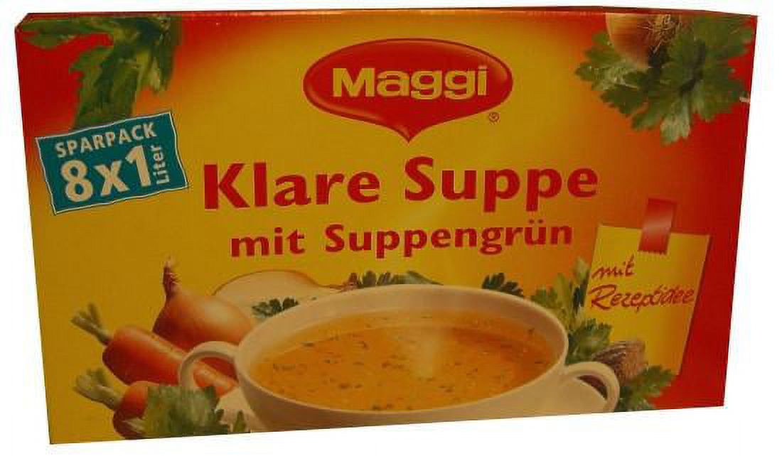 Maggi Klare Suppe mit Suppengrun, 8x1Liter - image 1 of 1