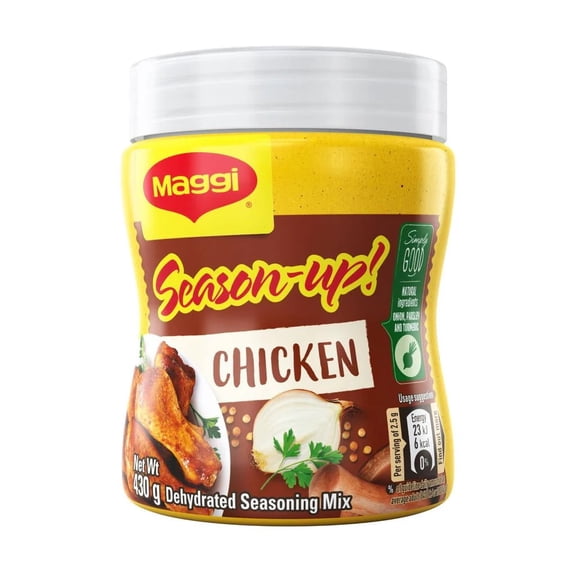 Maggi Season-Up Chicken Seasoning 430g (15.2 oz) – Authentic Jamaican All-Purpose Chicken Seasoning Blend – Caribbean Flavor Marinade & Cooking Seasoning