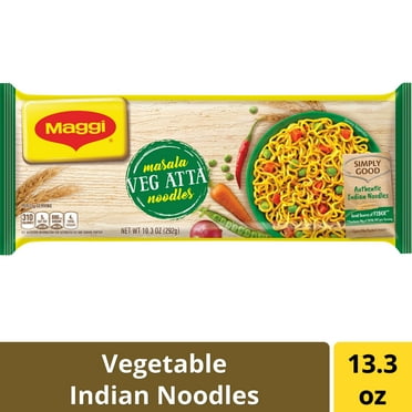 Maggi Veg Atta Masala Instant Indian Noodles Soup Pack 10.22 oz
