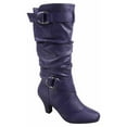 thumbnail image 1 of Maggie-39 Women's Round Toe High Heel Zipper Mid-Calf Causal Dress Boots Shoes, 1 of 2