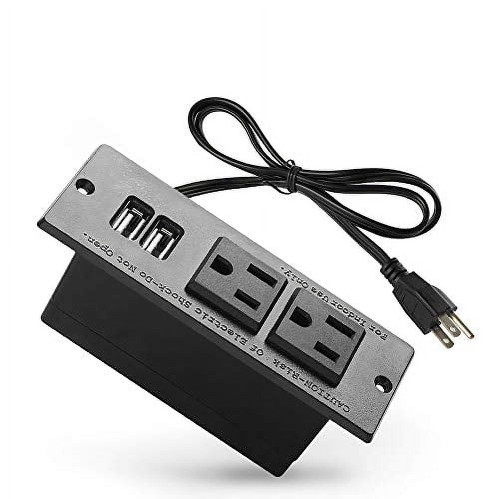 Maggie Conference Recessed Power Strip Socket With Usb Ports,Table