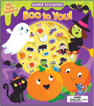 Maggie Fischer: Halloween Super Puffy Stickers! Boo to You! (Paperback)